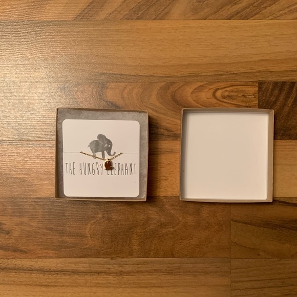 The Hungry Elephant Chicken Charm Necklace - Picture 3 of 5